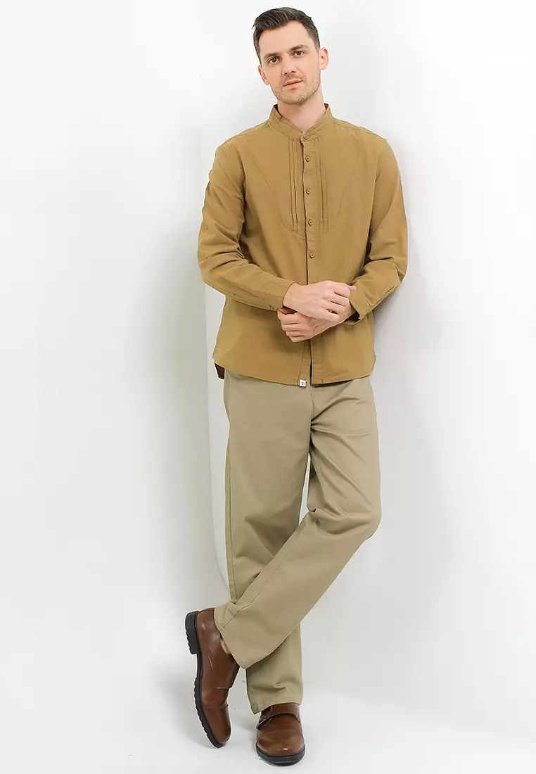 Ellias Stand Collar Shirt