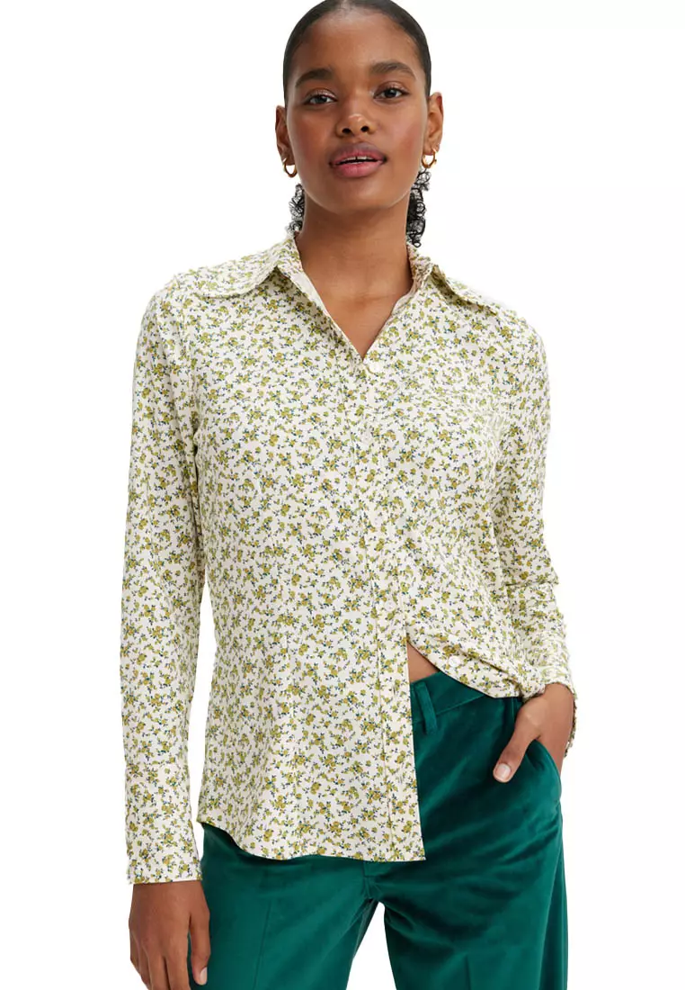 Jual Levi's Levi's® Women's Maeve Blouse Elodie Floral Moss (A4571-0002 ...