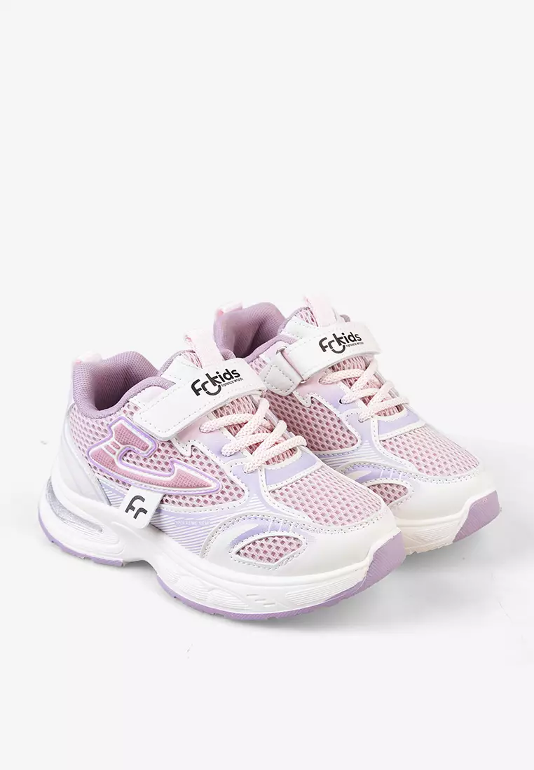 Sepatu Sneakers Anak Unisex Casual Shoes Sporty Anti Slip K.Zuko warna Purple