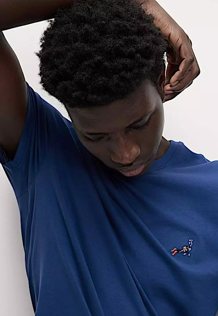 Pure Cotton Diver Print Pyjama Set