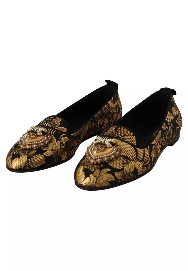 Gold loafer shoes store