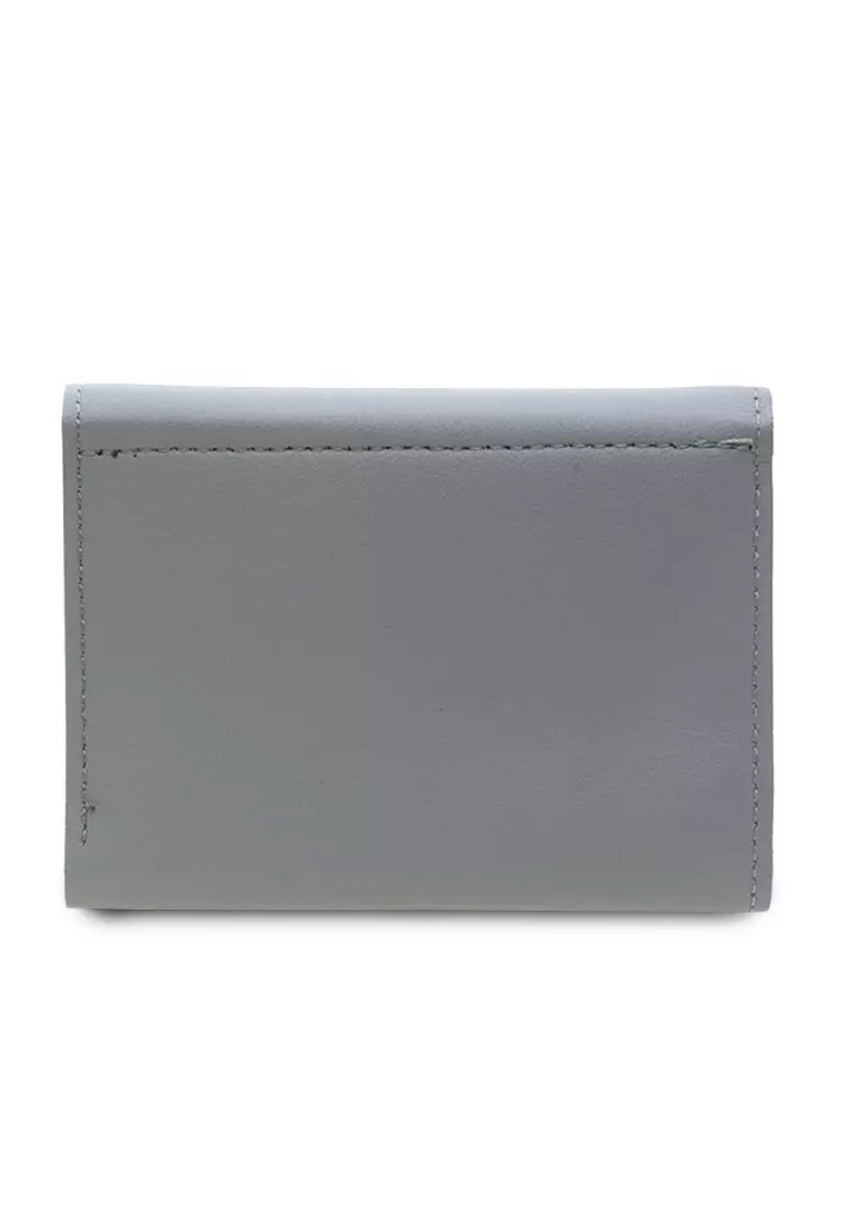 Small Wallet Design Simple Dompet Mini Wanita Premium Quality - Abu