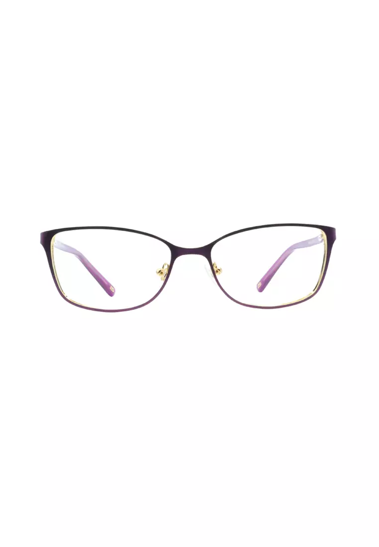SS935 (C1-Matte Purple & Shiny Gold) Anti-Radiation Computer Eyeglasses for Women