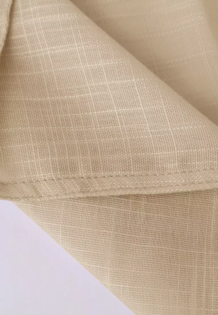 Cotton Bee - Nakeya Shawl | Hijab Pashmina | Viscose Linen - Gold