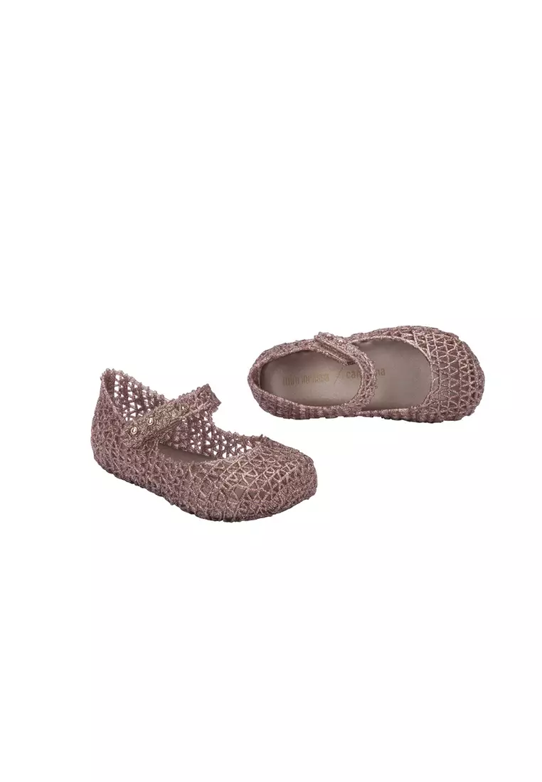 Mini Campana Papel BB Toddlers Flats - Rose Glitter