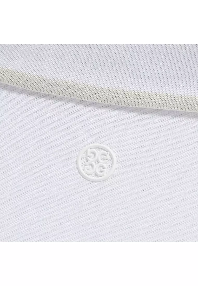 G/FORE Women’s Contrast Collar Tech Piqué Quarter Zip Polo