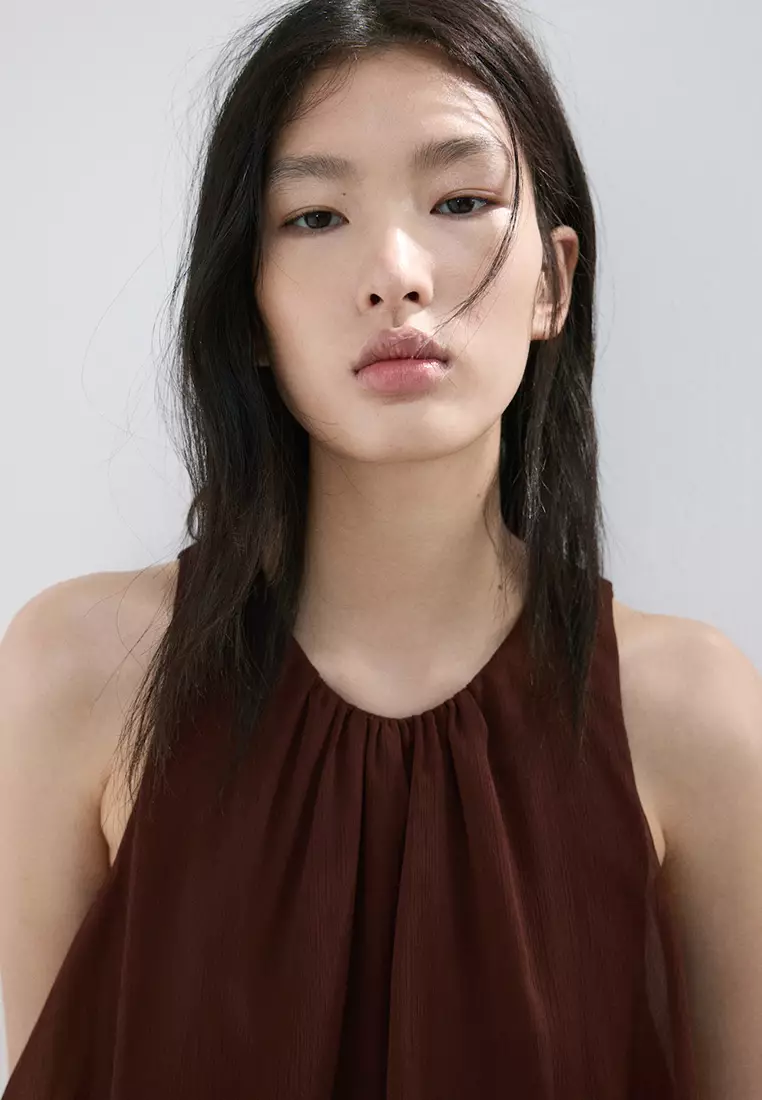 Ruffled Draped Dress