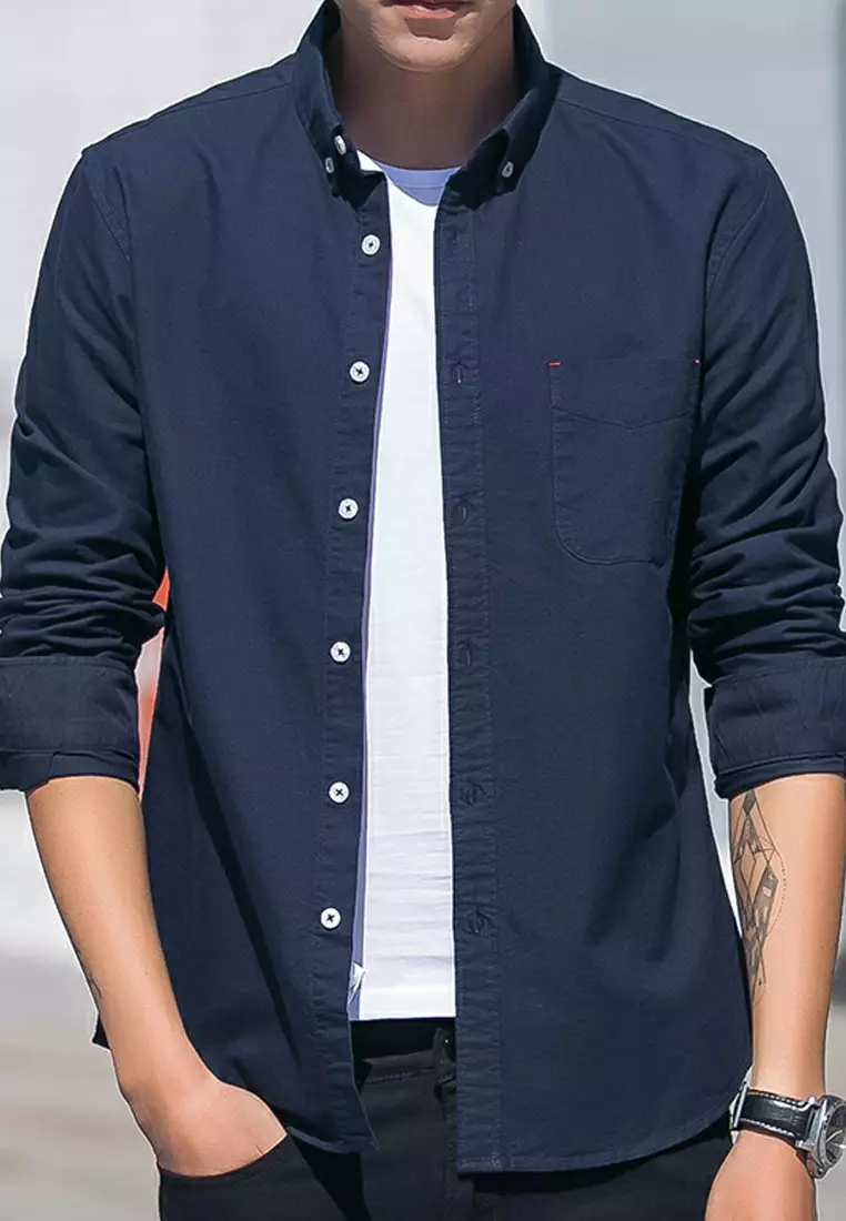 Pure Cotton Long Sleeved Shirt C1501