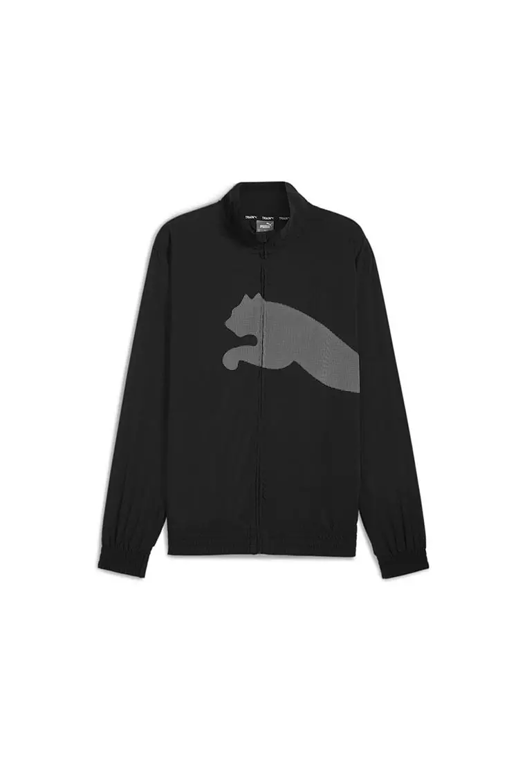 PUMA Training Big Cat Lined Woven Jacket 'Black' 522997-01