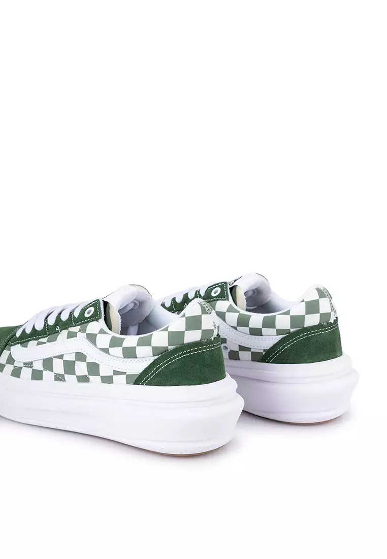 Checkered green vans store