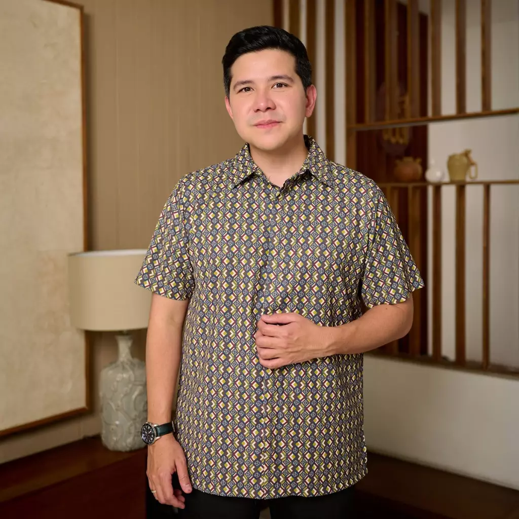Jual ZM [New Collection] ZM Zaskia Mecca - Moby Navy Kemeja Pria ...
