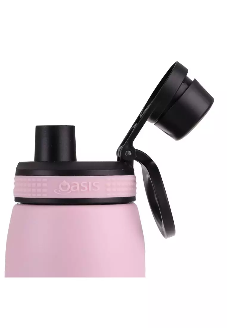 Oasis Stainless Steel Insulated Sports Water Bottle with Screw Cap 780ML - Carnation