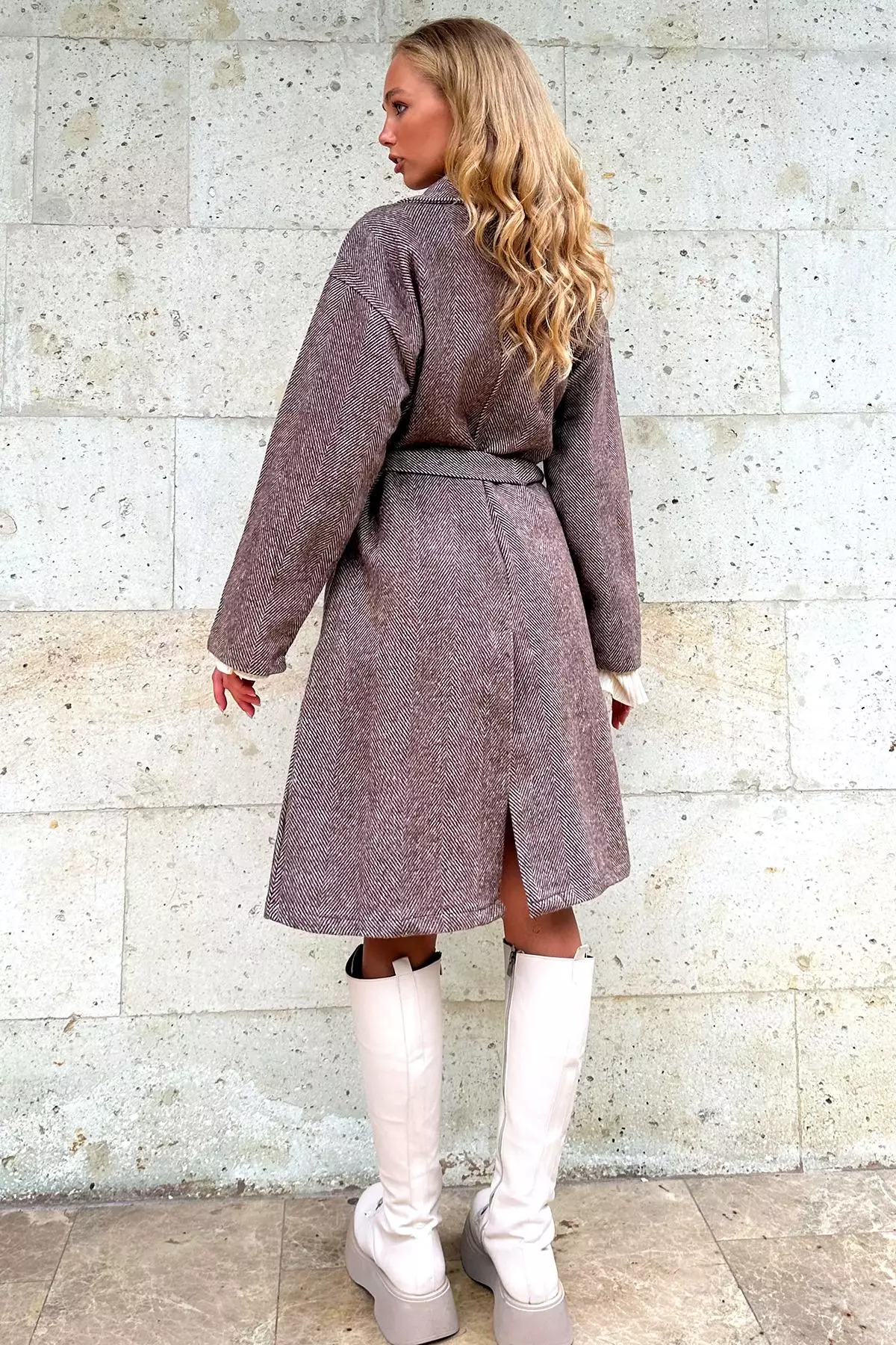 Long Belted Coat