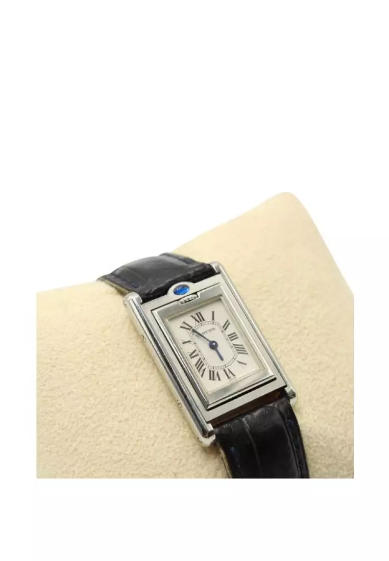 Buy Cartier Pre Loved CARTIER Sapphire Tank Basculante Watch in