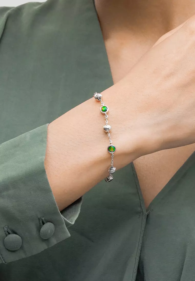 Diem Spiral Ammolite Bracelet