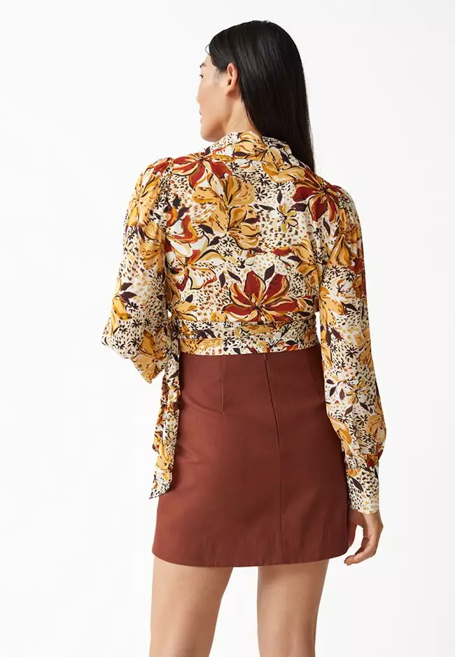 Buy Other Stories Buttoned Wrap Mini Skirt 2024 Online ZALORA