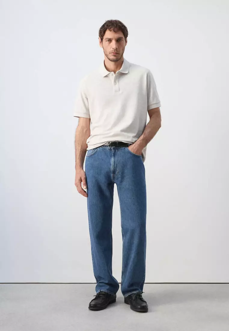 Regular-Fit Piqué Polo Shirt