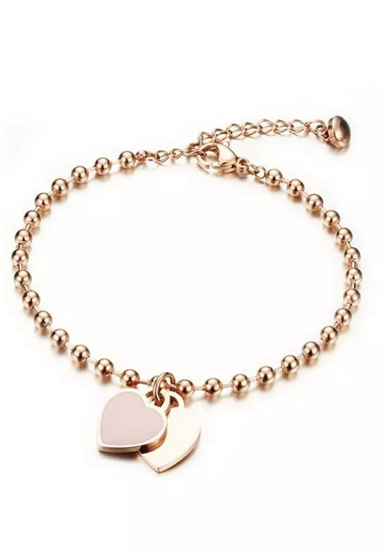 Buy Trendyshop Double Heart Bracelet 2024 Online ZALORA Singapore