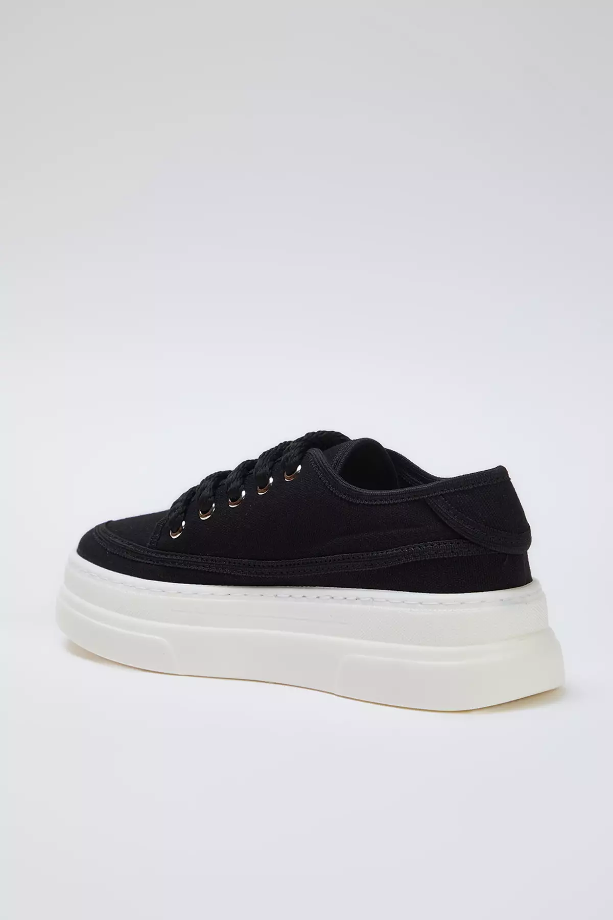 Retro Canvas Lace-Up Sneakers