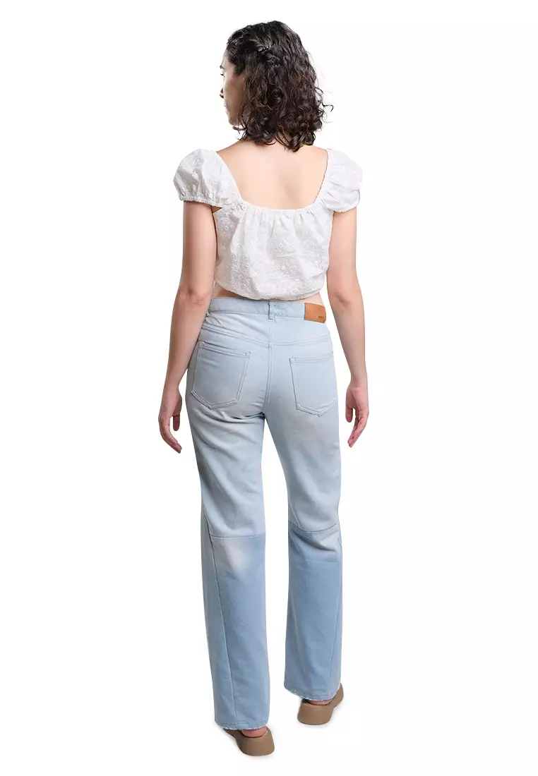 Low Rise Flare Denim Jeans