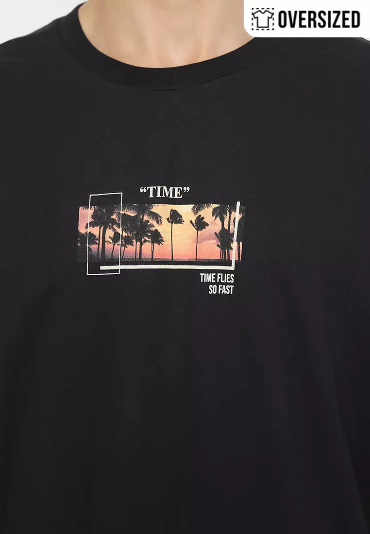 RBJ T-Shirt Cotton Combed Oversized Pria 2079350051