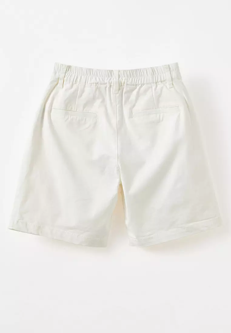 Pleat Front Shorts