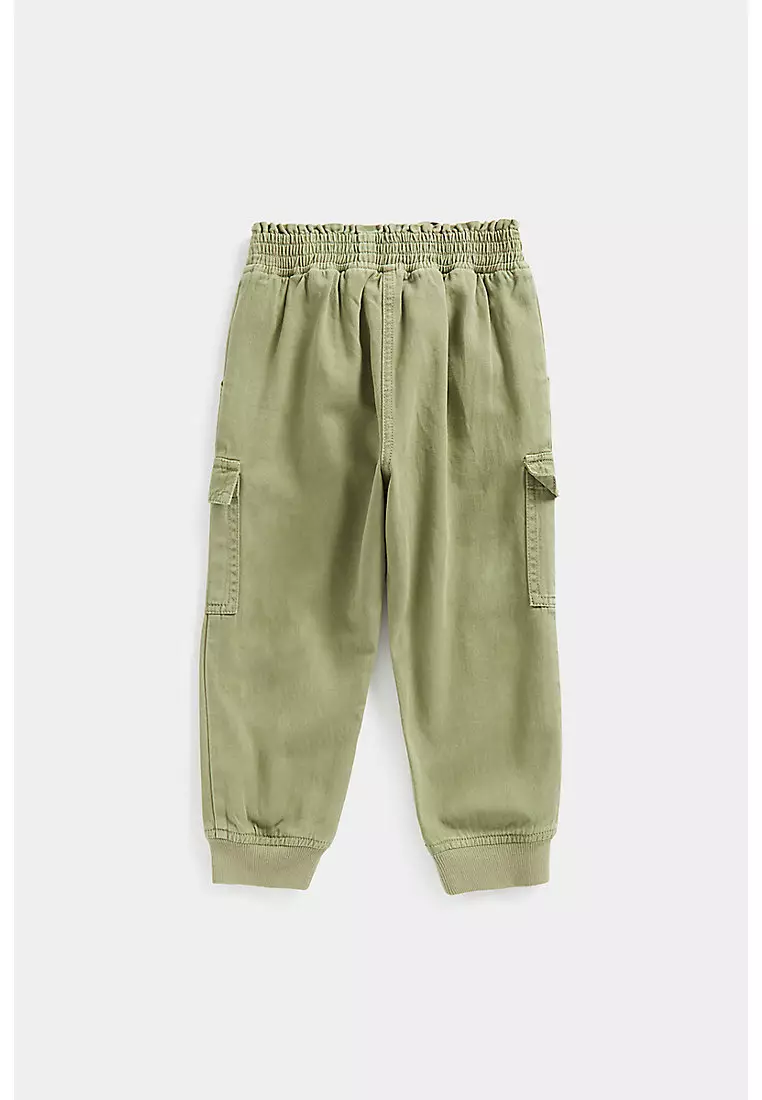 Khaki Cargo Joggers