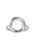 Vedantti white Vedantti 18K The Circle Solid Ring in White Gold 7EC45AC8D6280BGS_1