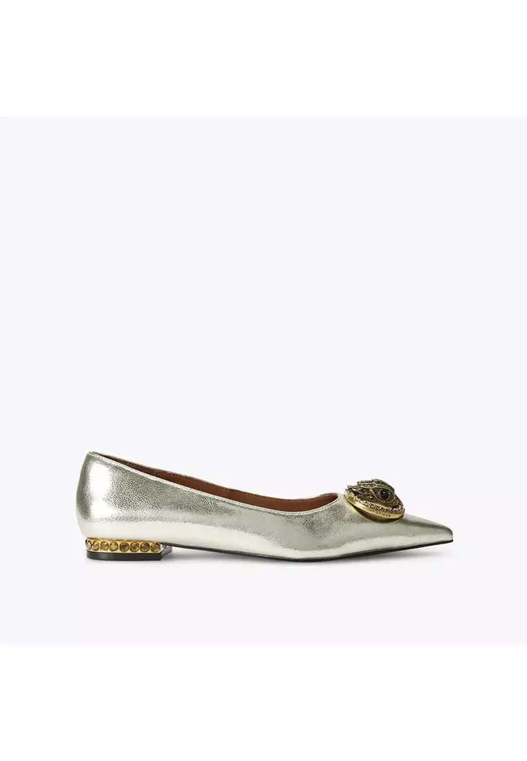 Discount on Kurt Geiger  shoes - SKU: Chelsea Point Flat Gold