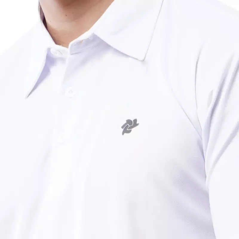 Tiento Pakaian Olahraga Golf Pria Polo Dry Fit Men White