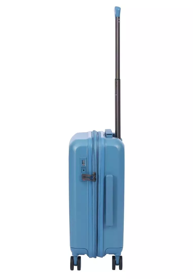Crossing VIVE Polycarbonate Expandable Carry On Luggage V2 - Blue
