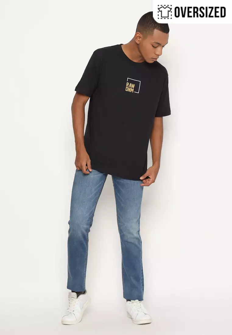 RBJ T-Shirt Cotton Oversized Pria 2079230291