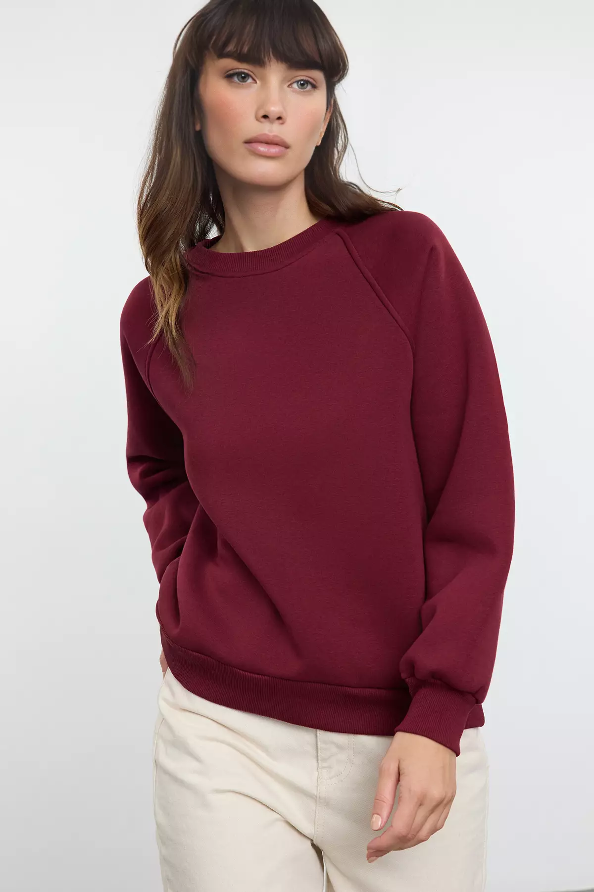 Burgundy sweatshirt new arrivals