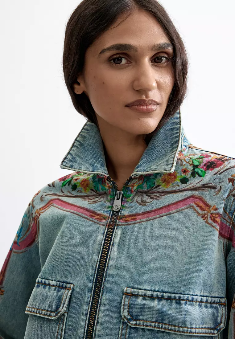 Embroidered Denim Jacket