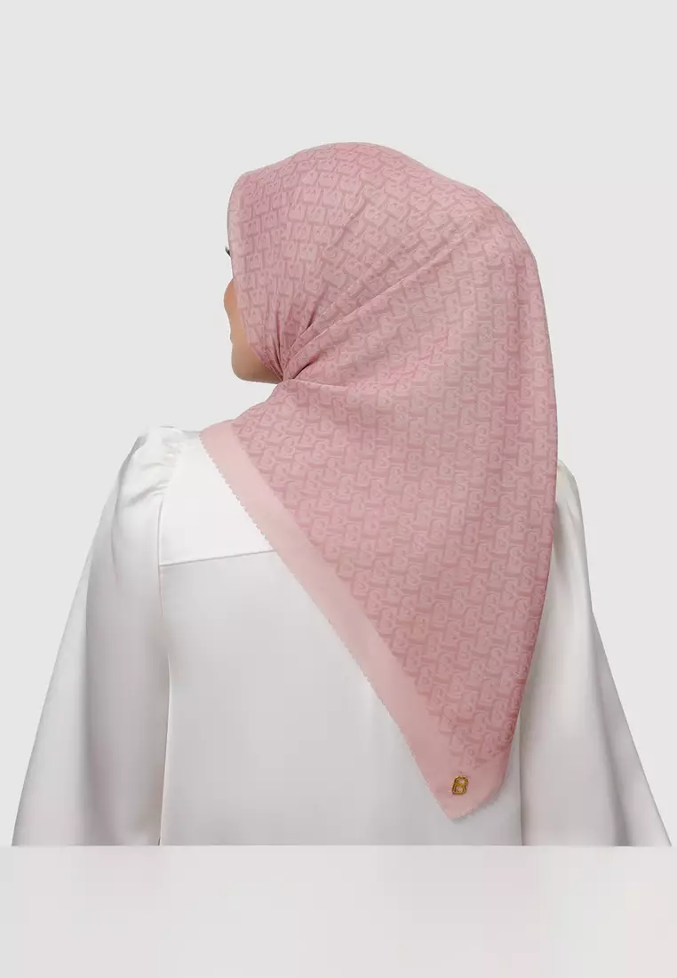 Bimu Twill Square - Coral Blush