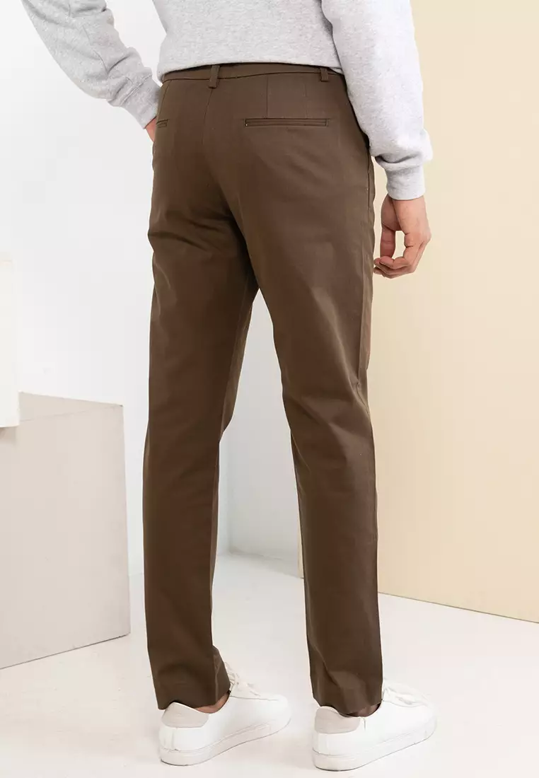 Premium Sateen Slim Chinos