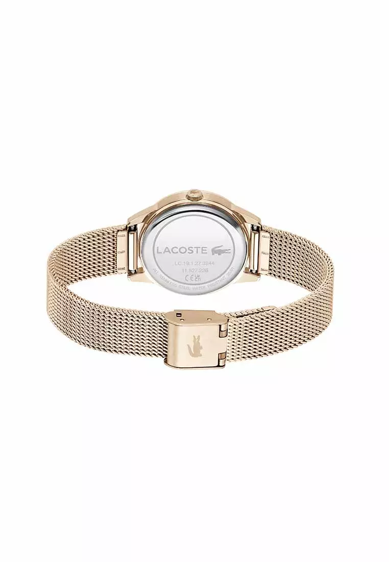 Stargaze Women's Watch Ionic Plated Carnation Gold Steel Strap - White Dial 2001306