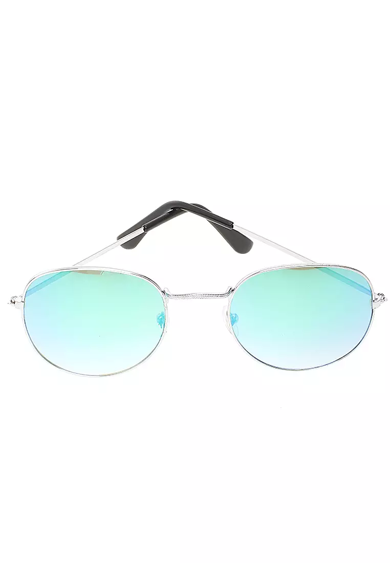 Mackenzie Kacamata Aviator Polarized Lens Sunglasses UV Protection Frame Material Metal ORIGINAL - Green