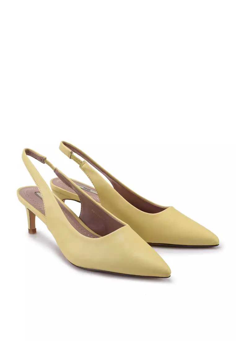 slingback mid heels