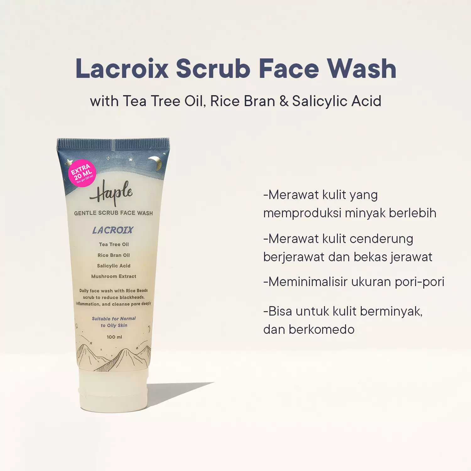 Jual Haple HAPLE Lacroix Face Wash ( for oily and acne prone skin