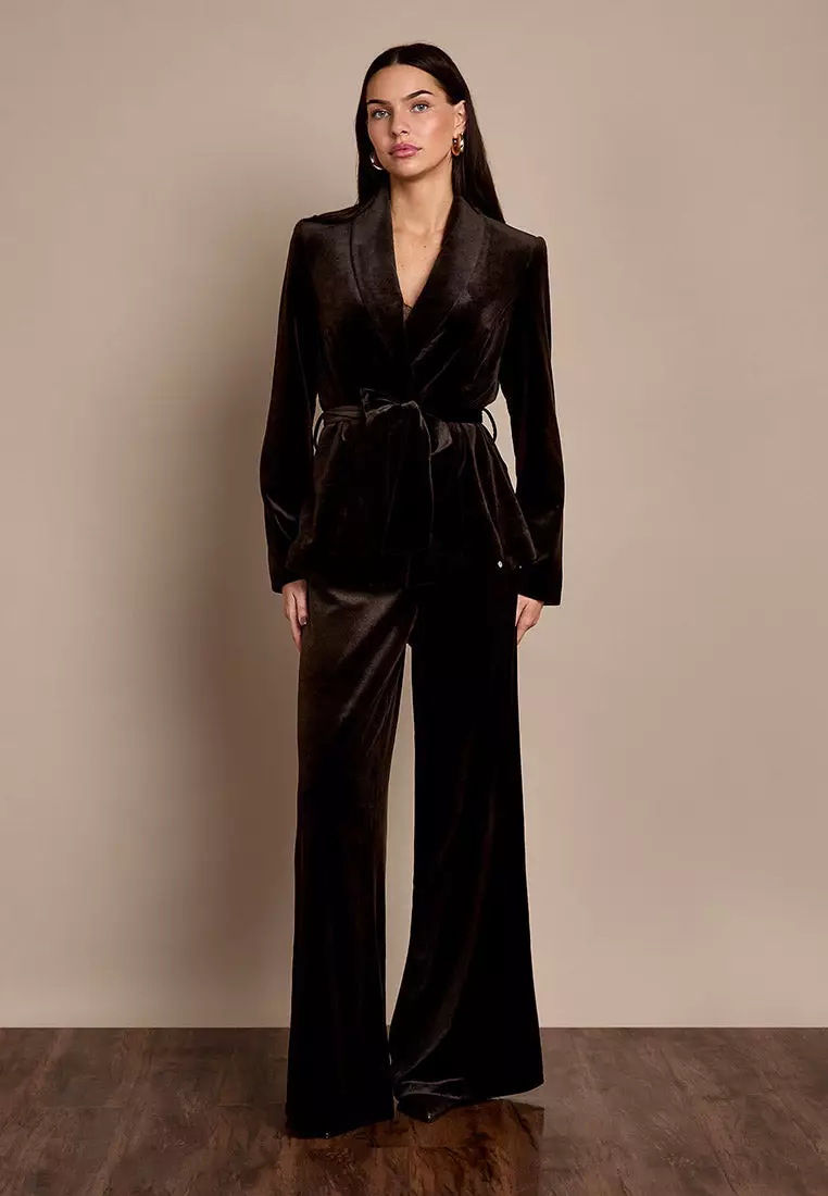 GWD Claire Chocolate Velvet Jacket