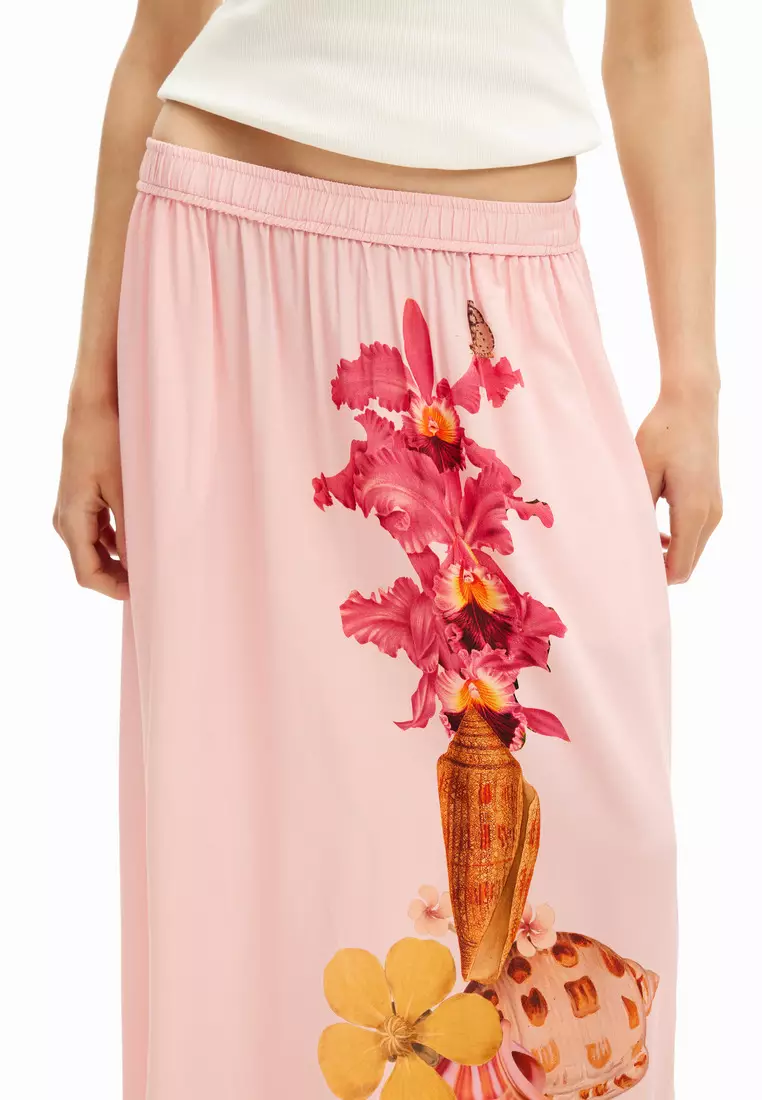 Desigual Woman M. Christian Lacroix midi skirt.