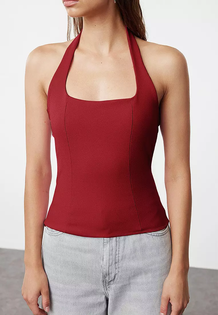 Fitted Stretch Knit Top