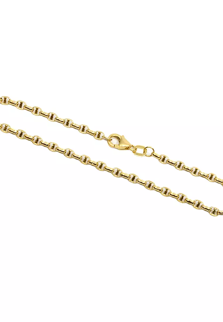 18K Italian Made Yellow Gold Bracelet