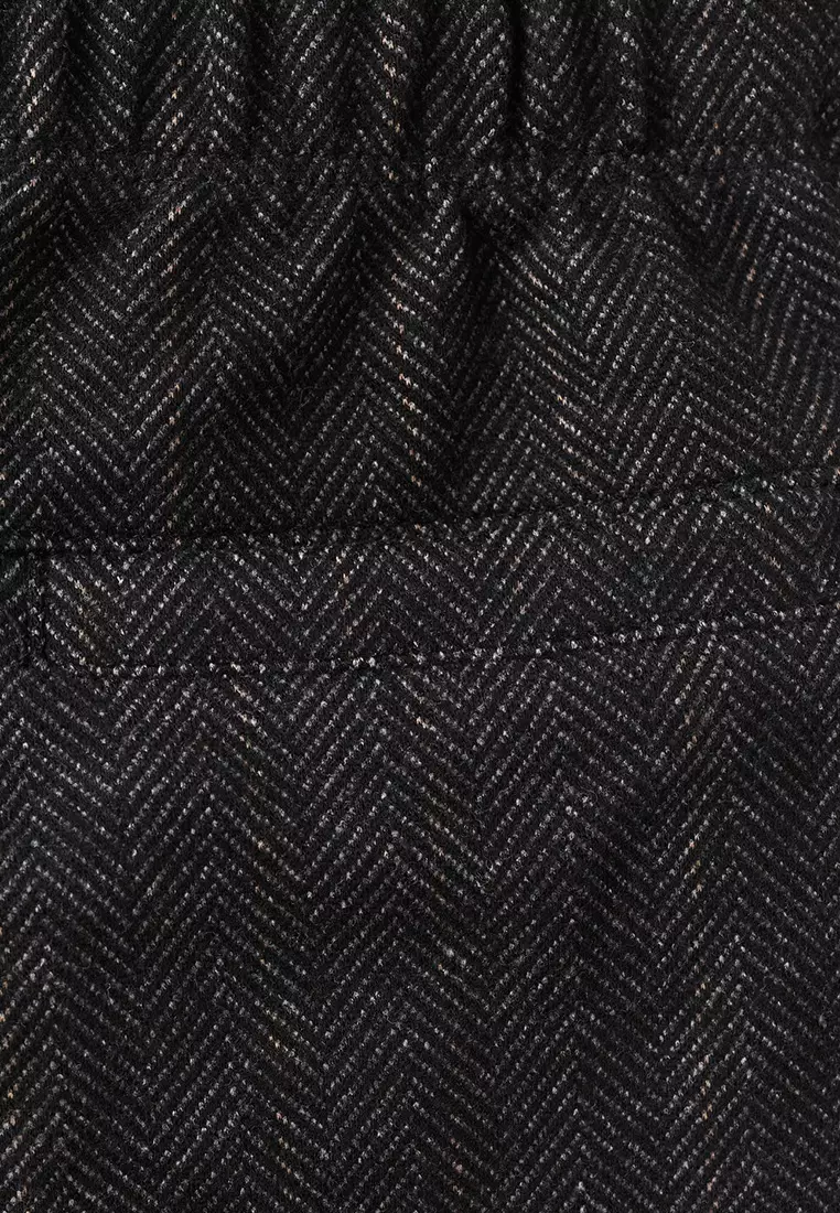 Herringbone Knit Trousers