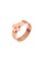 CELOVIS gold CELOVIS - Destiny Clover Stackable Ring in Rose Gold 905B7AC2D868C3GS_1