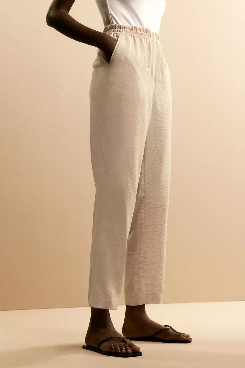 Paper bag trousers hm top