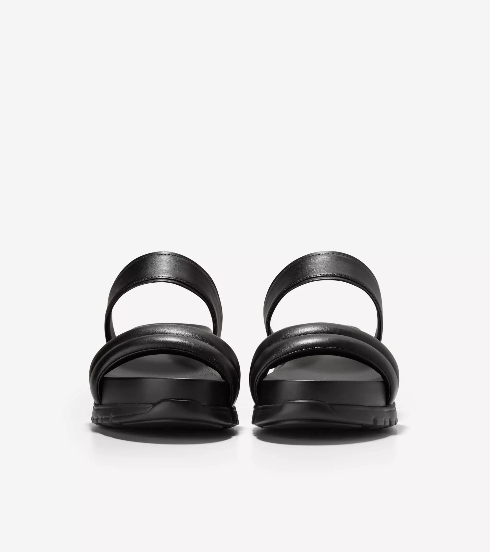 Cole Haan Women Zerogrand Double Band Slide Sandals - Sepatu Wanita (Black)