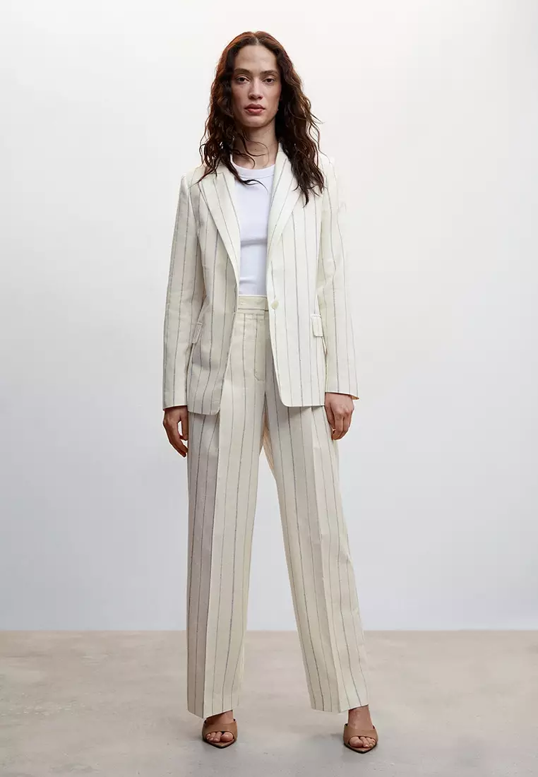 Striped Suit Trousers