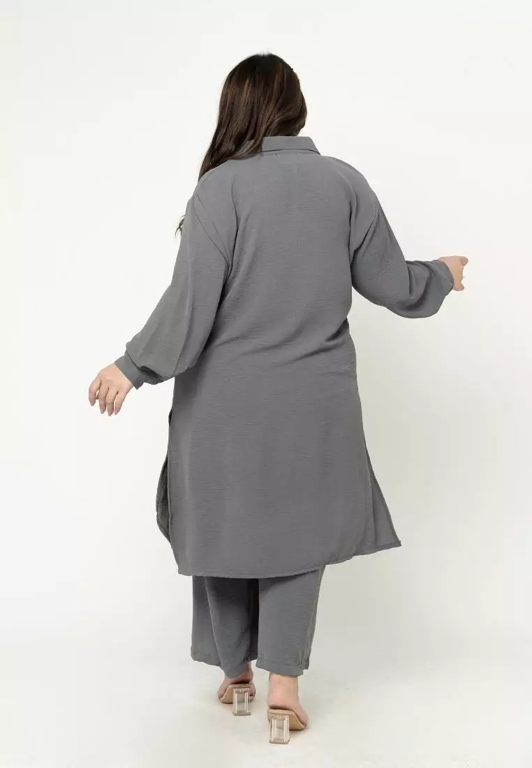 Plus Size Set Jessica Grey